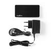 HUB USB NEDIS UHUBU2730BK CON 7 PORTE USB 2.0, ALIMENTATO DALLA RETE ELETTRICA / ALIMENTATO TRAMITE USB 